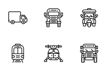 Transportation & Vehicles Icon Pack