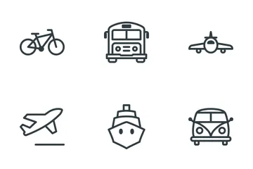 Transportation & Vehicles Icon Pack