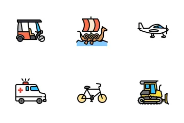 Transportations Icon Pack