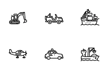 Transportations Icon Pack