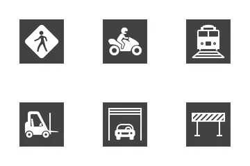 Transporte Paquete de Iconos