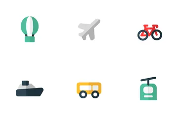 Transporte Paquete de Iconos