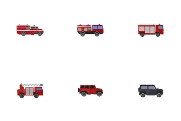 Transporte Pacote de Ícones