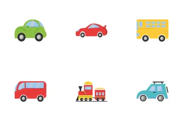 Transporte Paquete de Iconos