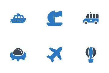 Transporte Paquete de Iconos