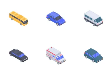 Transporte Paquete de Iconos