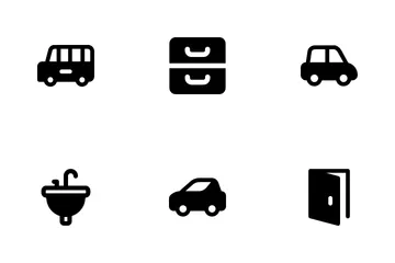 Transporte e Móveis Pacote de Ícones