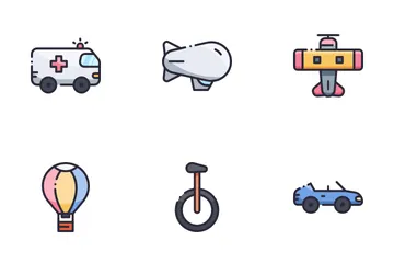 Transporte Paquete de Iconos