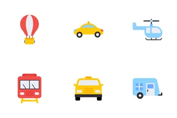 Transporte Pacote de Ícones