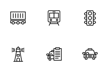 Transporte Urbano Icon Pack