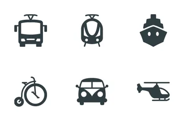 Transport & Fahrzeuge Symbolpack