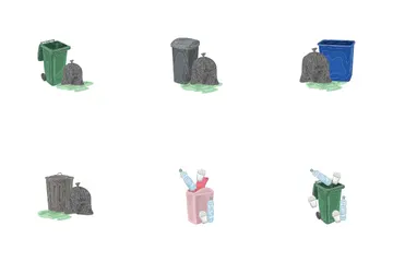 Trash Bin Icon Pack