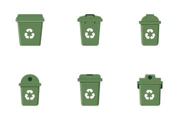 Trash Can Variations Icon Pack