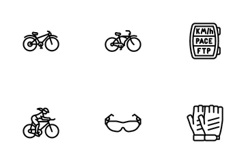 Trasporto Bici E Accessori Icon Pack