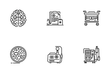 Tratamento médico Pacote de Ícones