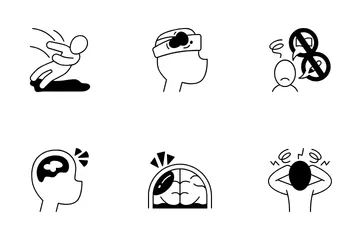 Traumatic Brain Injury Icon Pack