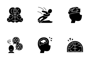 Traumatic Brain Injury Icon Pack