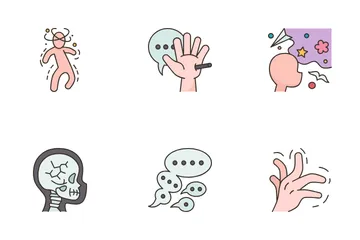 Traumatic Brain Injury Icon Pack