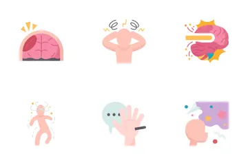 Traumatic Brain Injury Icon Pack