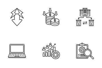 Travail à distance Pack d'Icônes