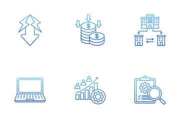 Travail à distance Pack d'Icônes