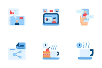 Travail à domicile Pack d'Icônes
