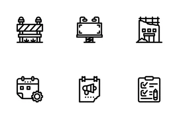 Travaux en cours Pack d'Icônes