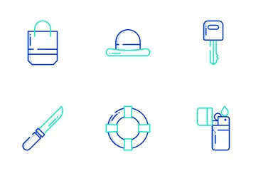 Travel Accessories Icon Pack