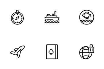 Travel Activities Icon Pack