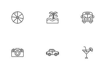 Travel Agency Icon Pack