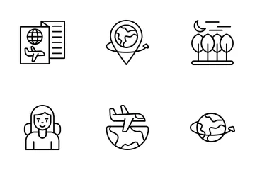 Travel Agency Icon Pack