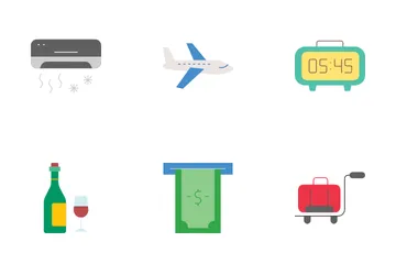 Travel And Accommodation Icon Pack