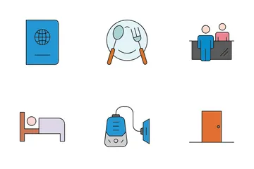 Travel And Accommodation Icon Pack