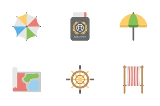 Travel And Holidays Flat Icons 1