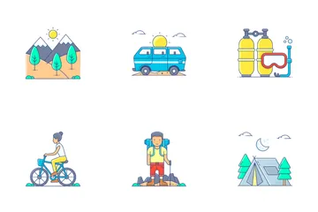 Travel And Holidays Icon Pack