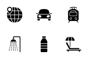 Travel And Hotel Icon Pack