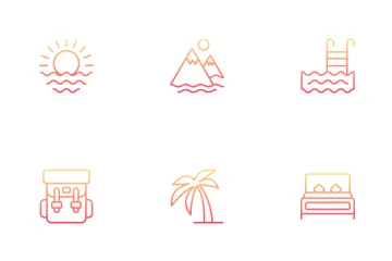 Travel And Hotel Icon Pack