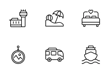 Travel And Hotel Icon Pack