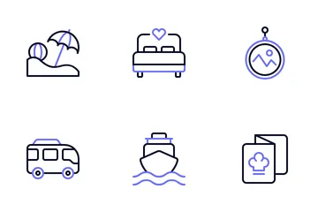 Travel And Hotel Icon Pack