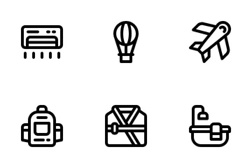 Travel And Hotel Icon Pack