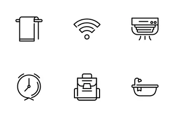 Travel And Hotel Icon Pack