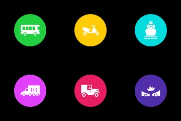 Travel And Transportation Icon Pack