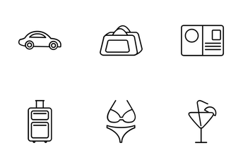 Travel And Transportation  Icon Pack