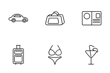 Travel And Transportation  Icon Pack