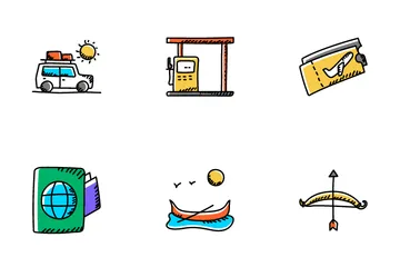 Travel And Vacation Icon Pack