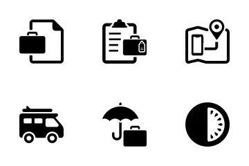 Travel And Vacation Icon Pack