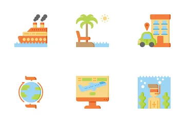 Travel And Vacation Icon Pack