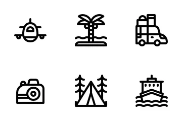 Travel And Vacation Icon Pack