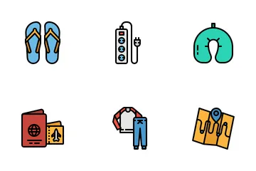Travel Checklist Icon Pack