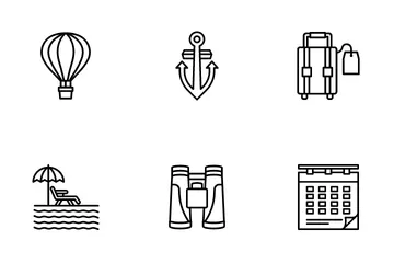 Travel  Cruise Icon Pack